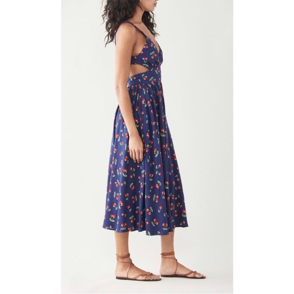Anthropologie Yumi Kim Uma Cherry Cutout Maxi 4 - Picture 4 of 10
